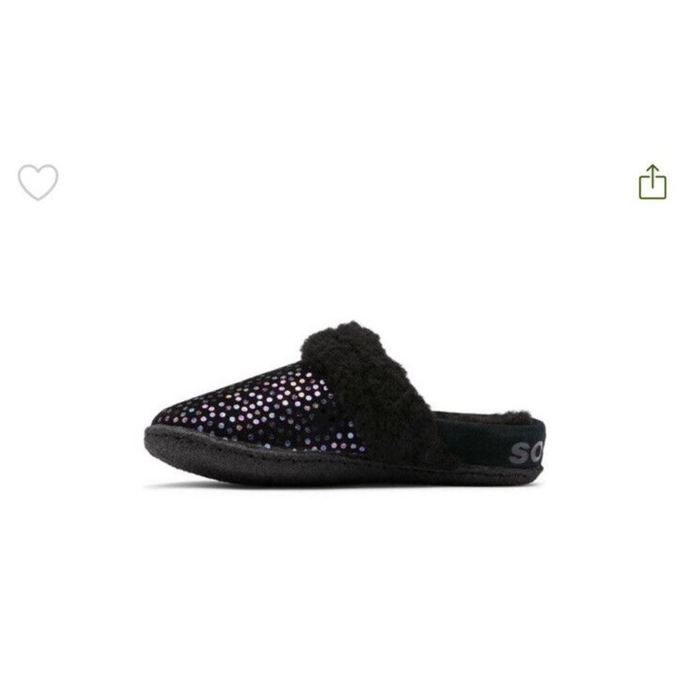 New Sorel Youth Nakiska Slide II 6 Black